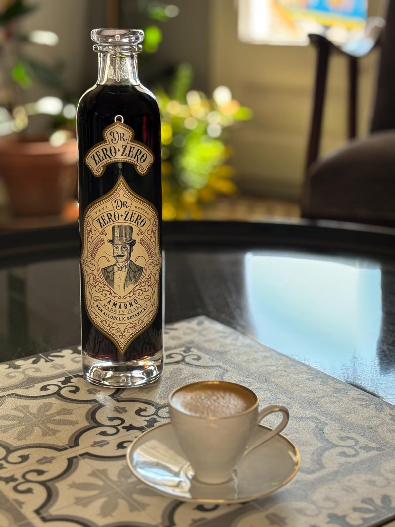 Dr Zero Zero AmarNo | Award Winning Non-Alcoholic Spirit | Bitter Cocktail Mocktail Drink | After-Dinner Digestive Botanicals | Amaro | Made in Italy | 700ml - Image 5